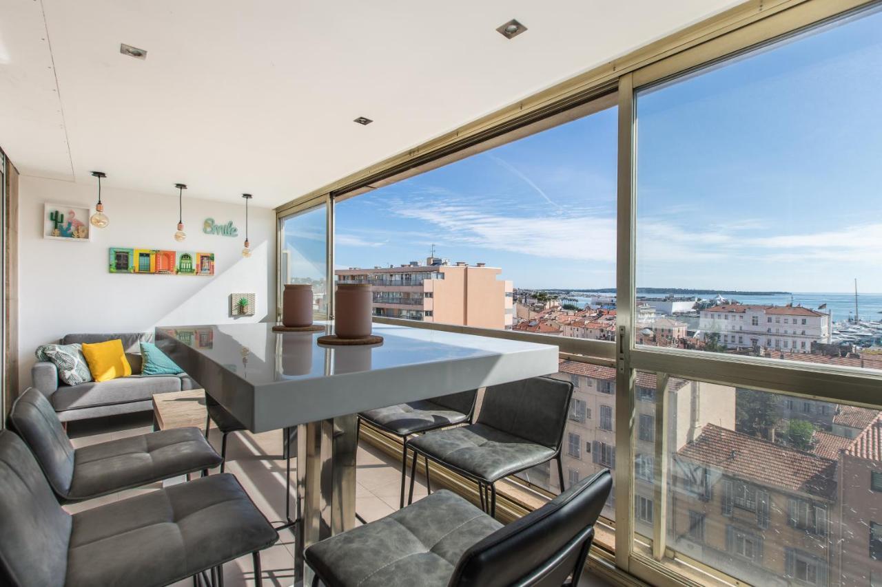Lb Vacation Rentals I Admire Panoramic Ocean Views Through Walls Of Windows Cannes Bagian luar foto